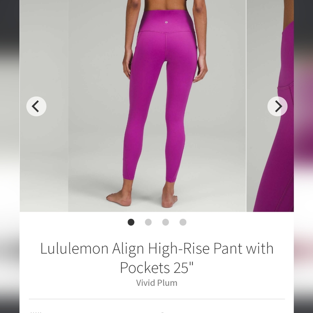 Lululemon Align High Rise with pockets - Picture 7 of 7